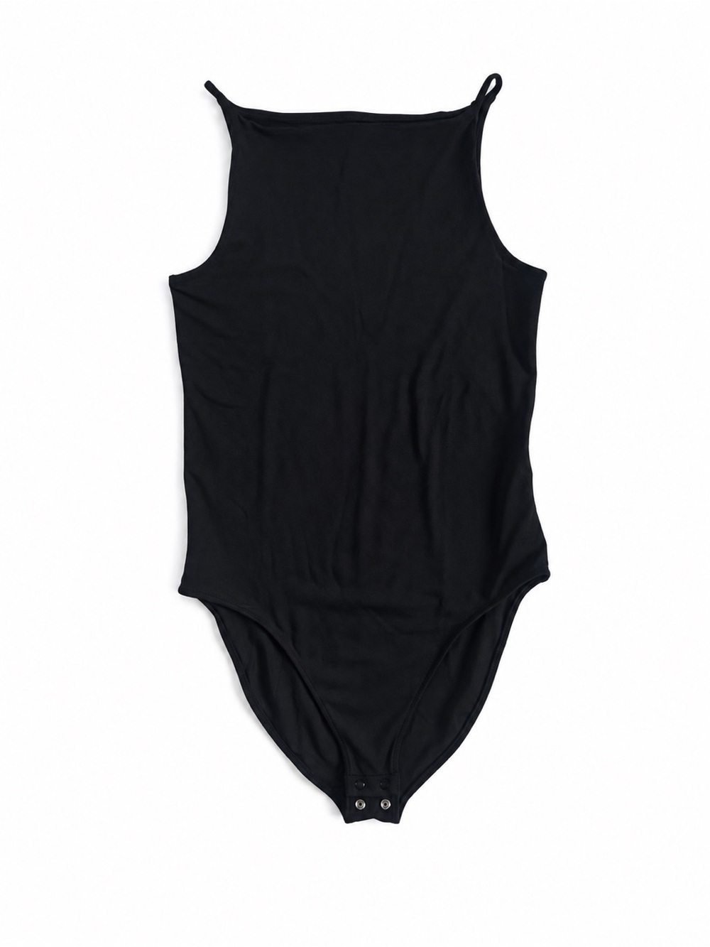 Old Navy Modern Bodysuit Women’s Medium Black High Neck Sleeveless NWOT